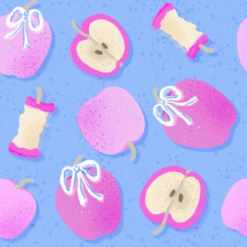 Teacher Treat With Bows In Periwinkle