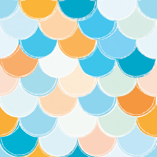 Seamless Gal - Textured Mermaid Scales