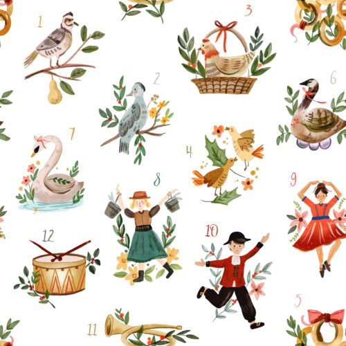 Hip Kid Design - The 12 Days of Christmas