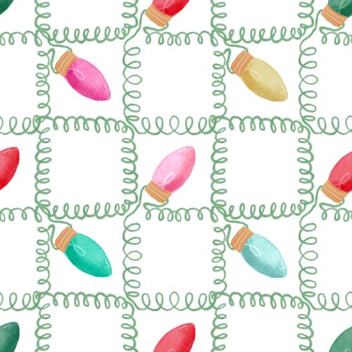 Lindsay Anne - These Checks Are Lit White Pink