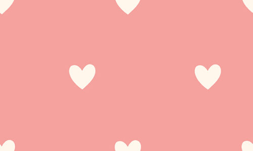 Indy Bloom Designs - Tiny Hearts In Bubble Gum 2x1.1