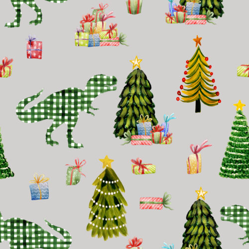 Hip Kid Design - Tree Rex on Quill Gray