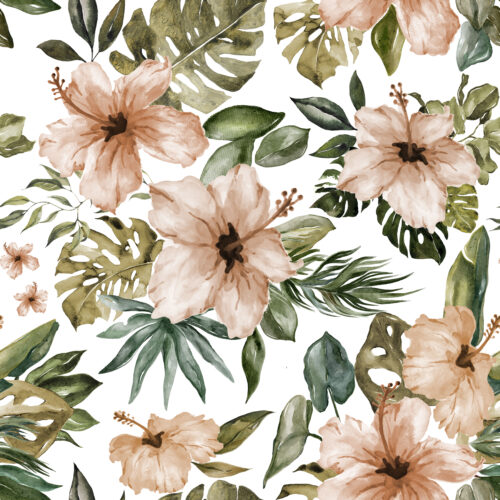 Hip Kid Design - Tropical Oasis Watercolor Floral