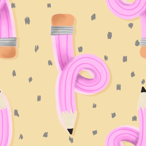 Twirl And Scribble In Light Yellow