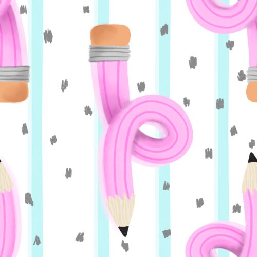 Twirl And Scribble In Notebook Paper