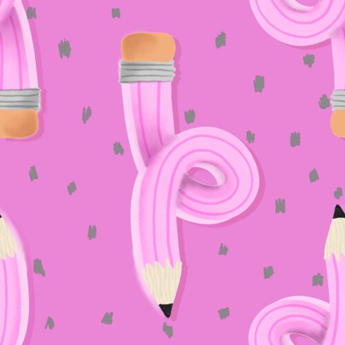 Twirl And Scribble In Pop Of Pink