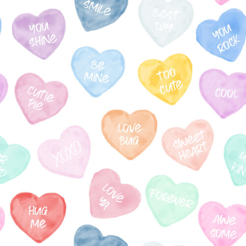 Hip Kid Design - Valentine Candy Hearts