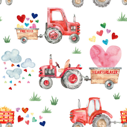 Hip Kid Design - Valentine Harvest on White
