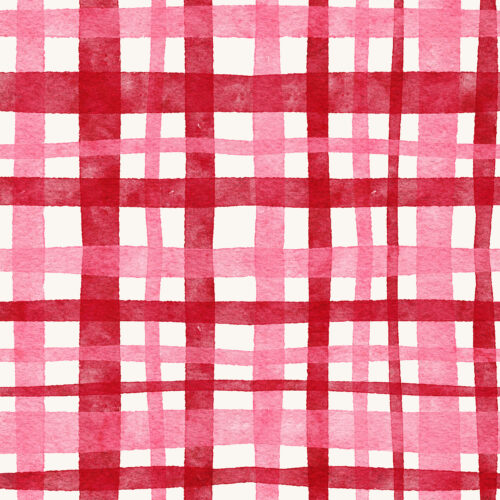 Vivie & Ash - Valentine Watercolor Gingham