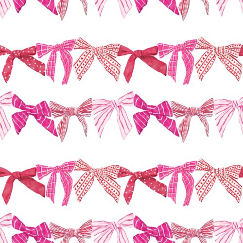 Lindsay Anne - Valentines Bows White