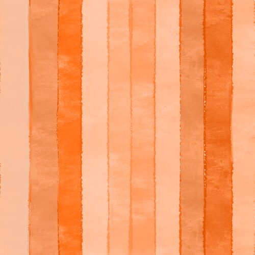 Lindsay Anne - Vertical Watercolor Stripe Tiger Lily Orange