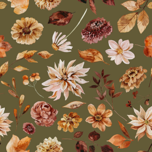 Hip Kid Design - Vintage Fall Floral on Mossy Oak
