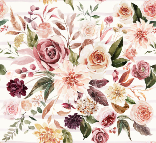 Hip Kid Design - Vintage Valentine Florals