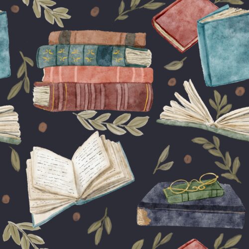 Vintage Books Navy
