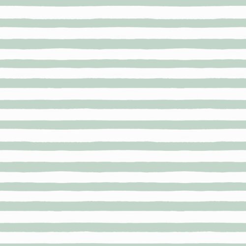 Vintage Green And White Stripes