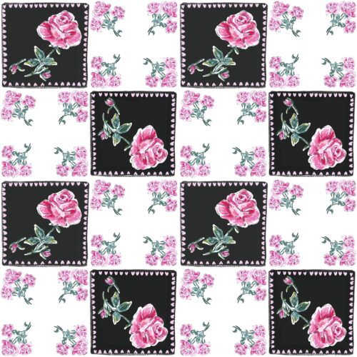 Lindsay Anne - Vintage Hanky Blk