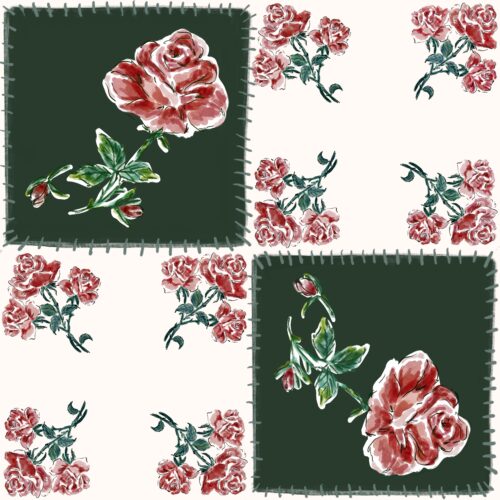 Lindsay Anne - Vintage Rose Hanky Xmas