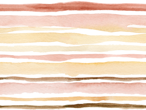Sara Swanson - Watercolor Desert Stripes Horizontal