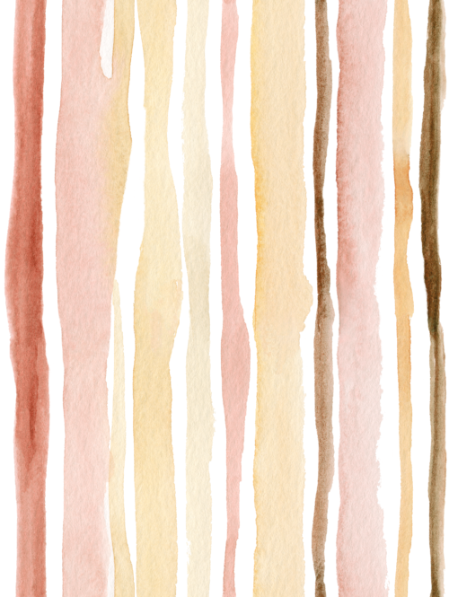 Sara Swanson - Watercolor Desert Stripes Vertical