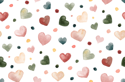 Sara Swanson - Watercolor Hearts