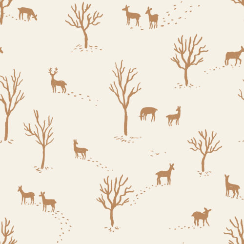 Eva Catharina - Wandering deer cream choclate