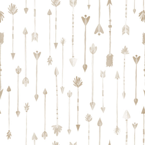 Hip Kid Design - Watercolor Arrows in Sisal
