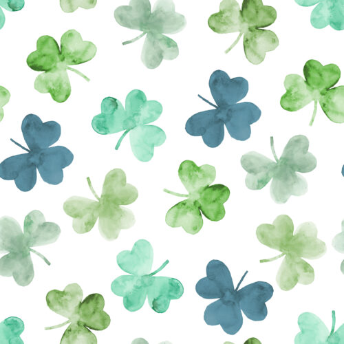 Hip Kid Design - Watercolor Clovers