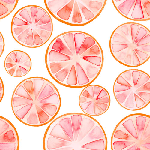 Hip Kid Design - Watercolor Grapefruit