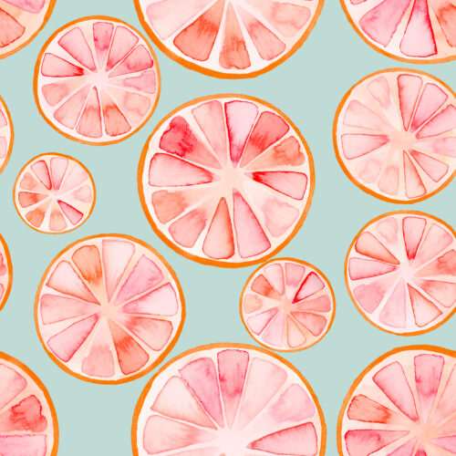 Hip Kid Design - Watercolor Grapefruit on Edgewater