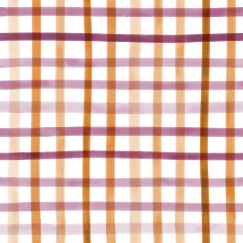 Seamless Gal - Watercolor Halloween Gingham