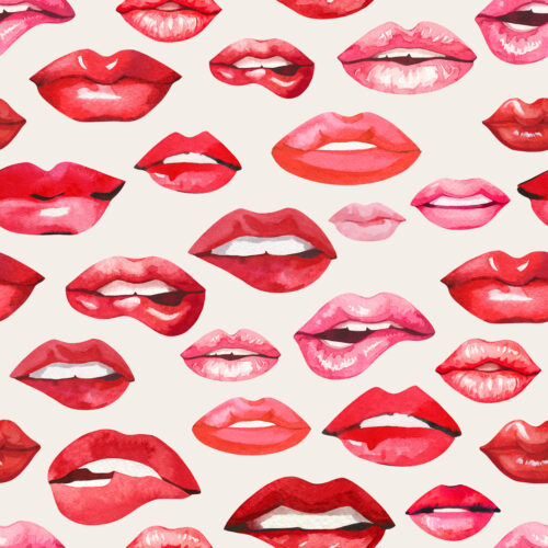 Hip Kid Design - Watercolor Lips