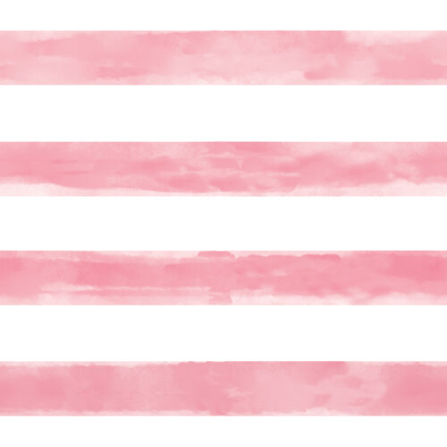 Seamless Gal - Watercolor Pink Stripes