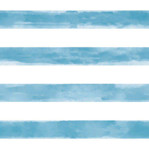 Seamless Gal - Watercolor Teal Stripes