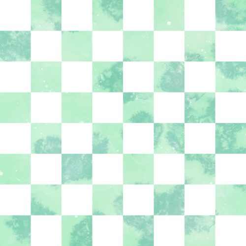Lindsay Anne - Watercolor Checker Green
