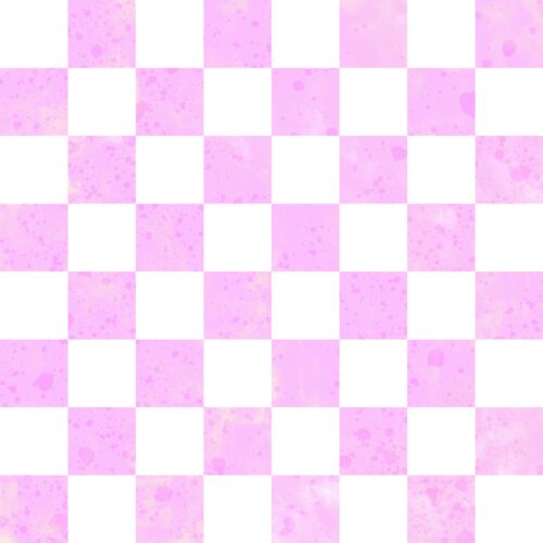 Watercolor Checker In Pop Of Pink