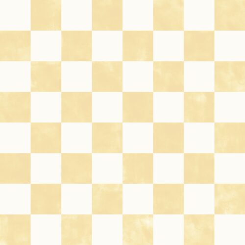 Watercolor Checker Light Yellow