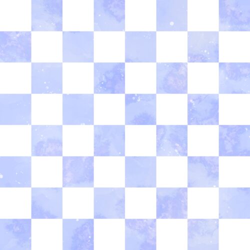 Lindsay Anne - Watercolor Checker Purple