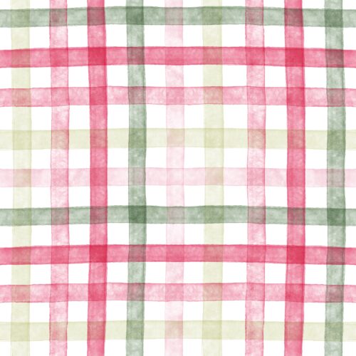 Lindsay Anne - Watermelon Plaid