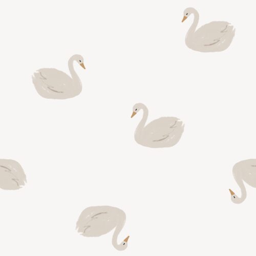 Vanya Minimalist Designs - Whimsy Swans 01