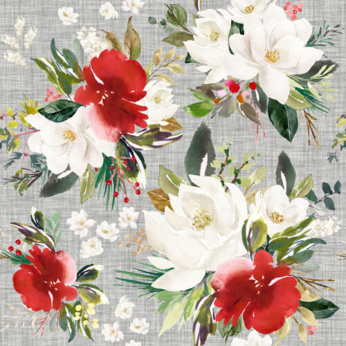 Hip Kid Design - White Christmas Magnolias