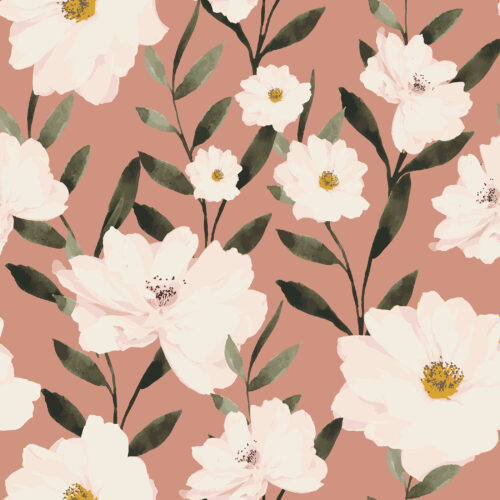 Indy Bloom Designs - White Lilly Rose 6x6