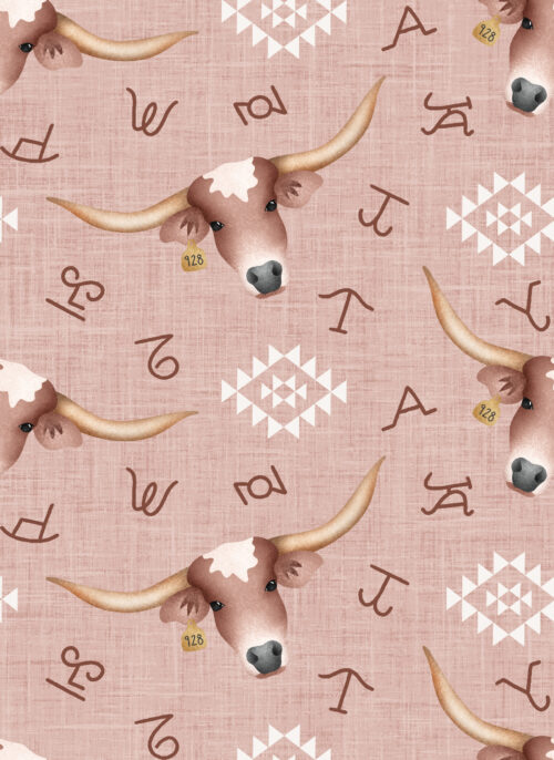 Krystal Winn - Wild West Longhorn Pink