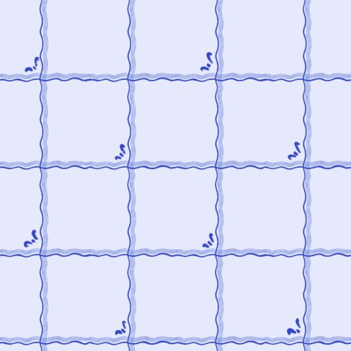 Lindsay Anne - Windowpane Plaid Light Royal