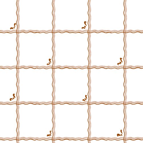 Lindsay Anne - Windowpane Plaid Wht Acorn