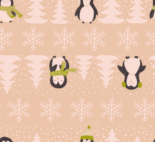 Juniper Row - Winter Penguins In Tan
