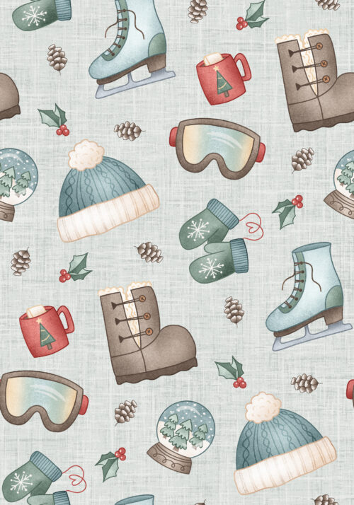 Krystal Winn - Winter Wonderland Blue Gear Light Green