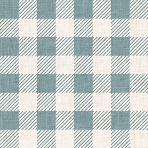 Krystal Winn - Winter Wonderland Buffalo Check Blue