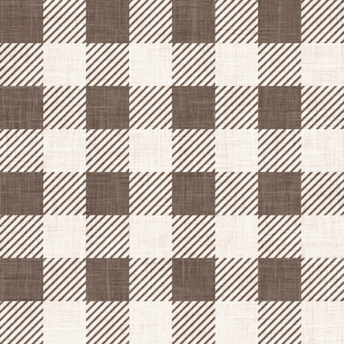 Krystal Winn - Winter Wonderland Buffalo Check Brown