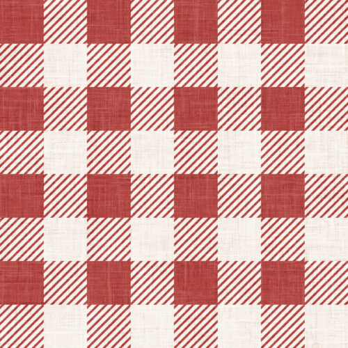 Krystal Winn - Winter Wonderland Buffalo Check Red