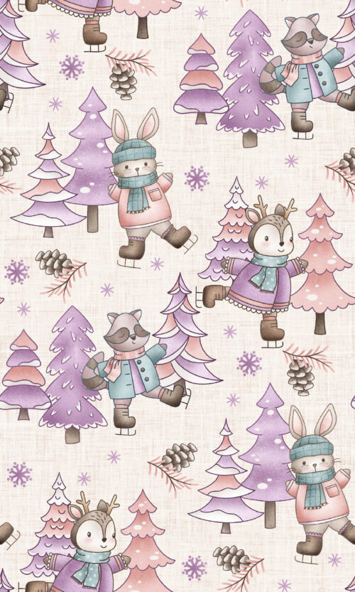 Krystal Winn - Winter Wonderland Girly Ice Skaters